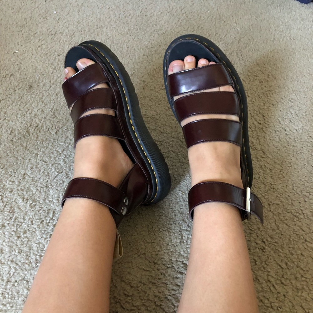 Doc Martens Clarissa Sandal | Vegan 🌱 Cherry Red